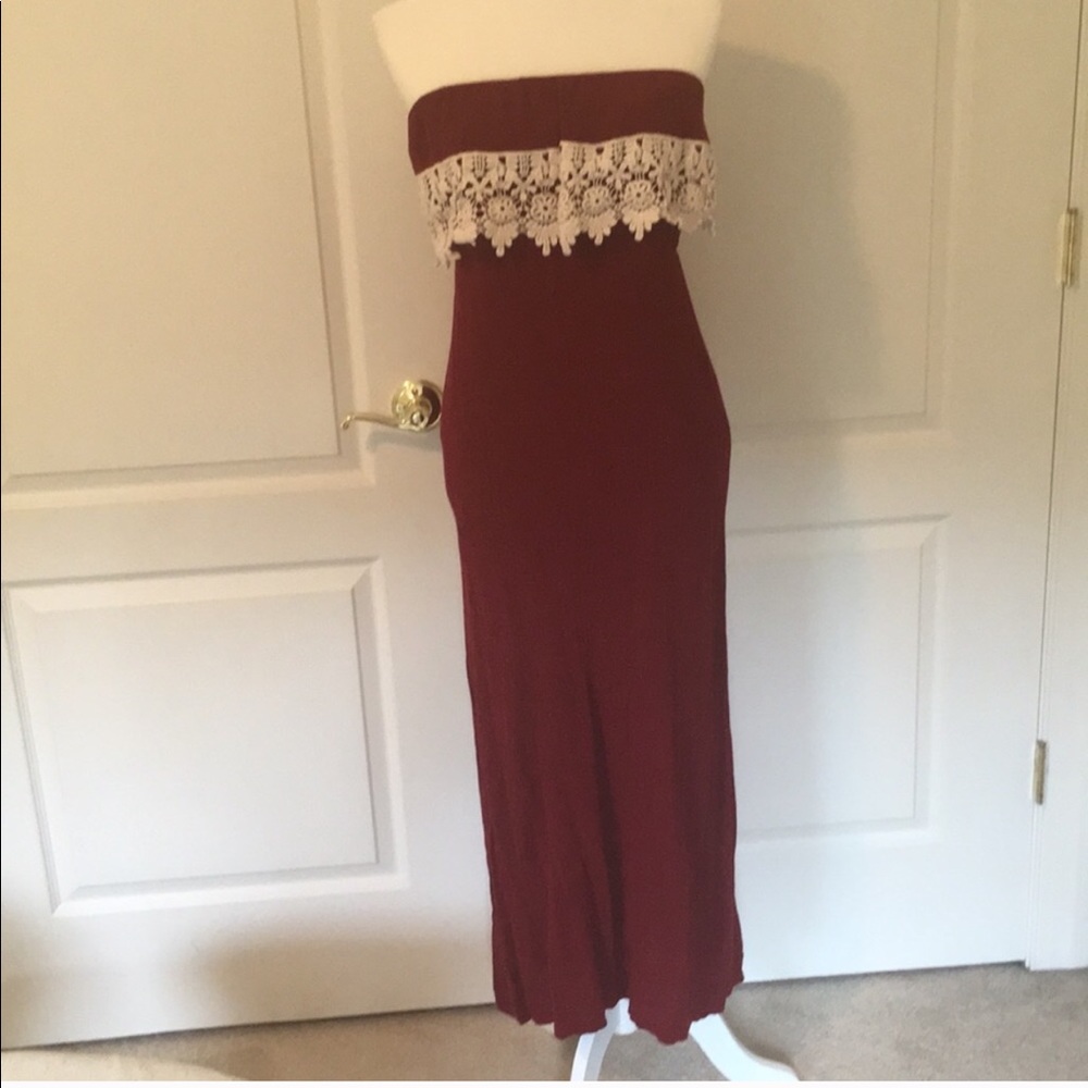 Oxblood dress